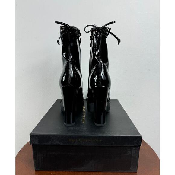 AZALEA WANG Rainy Platform Bootie in Black Size 8.5 - Picture 7 of 8